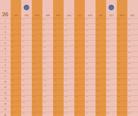 Affiche année 2026 - Stripe