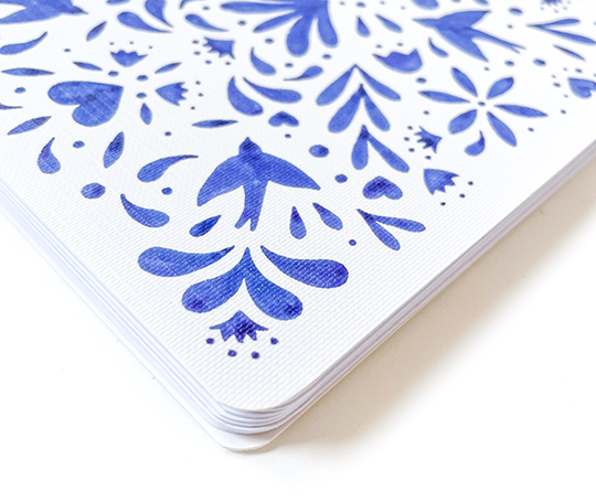 Carnet à spirales - Blue Swallows