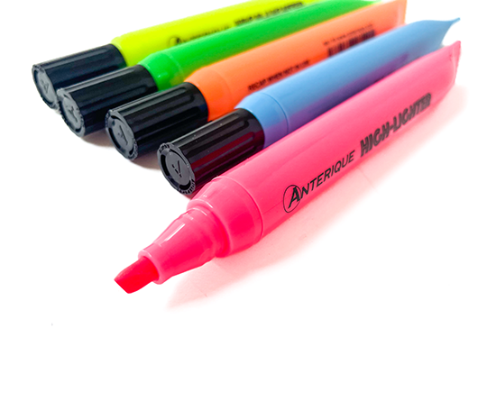 Assortiment de 5 surligneurs Anterique