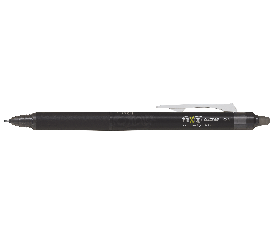 Pilot Frixion Point Clicker - Roller à encre gel effaçable - Noir