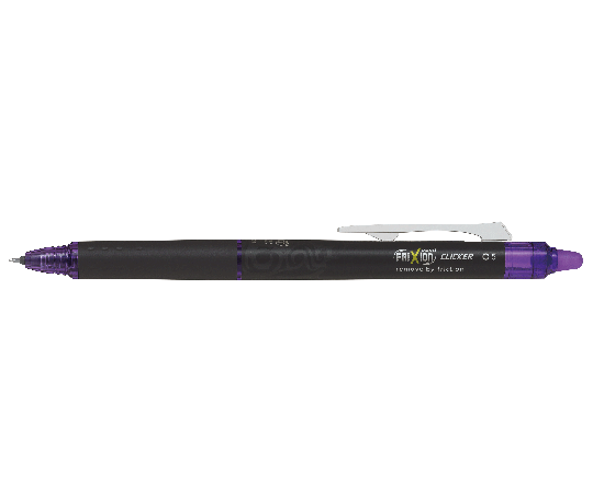 Pilot Frixion Point Clicker - Roller à encre gel effaçable - Violet