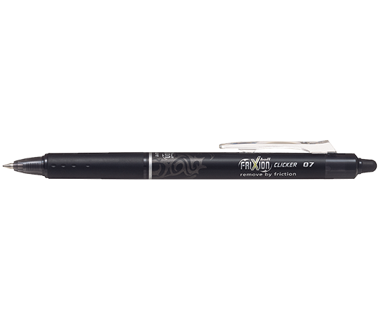 Pilot Frixion Ball Clicker - Roller à encre gel effaçable - Noir