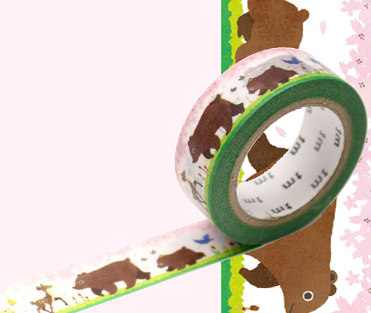 MT ex - washi tape Forêt des animaux