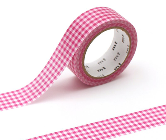 MT basic - washi tape Mini vichy rose