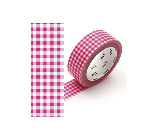 MT basic - washi tape Mini vichy rose