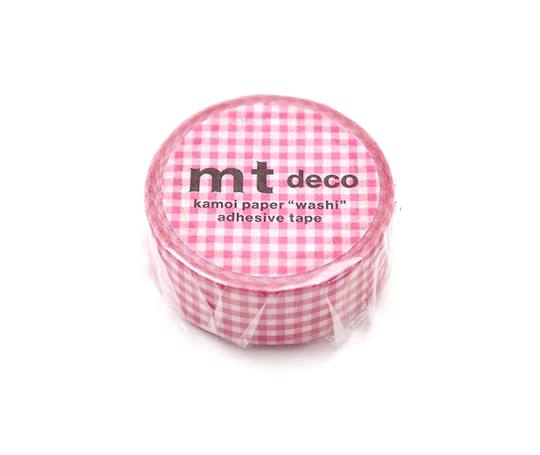 MT basic - washi tape Mini vichy rose