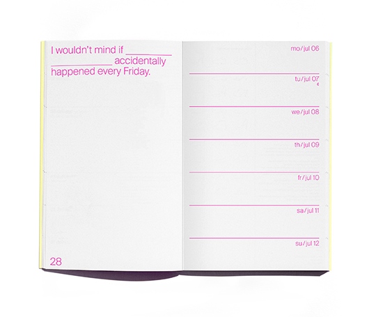 2026 Planner - Berry milk