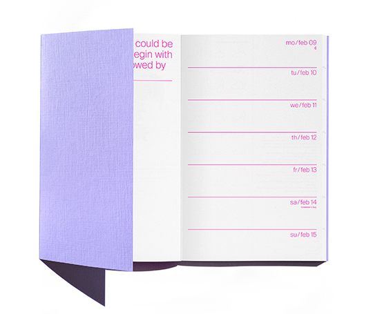 2026 Planner - Berry milk