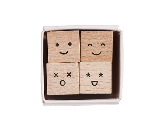 Set de 4 tampons - Petits visages