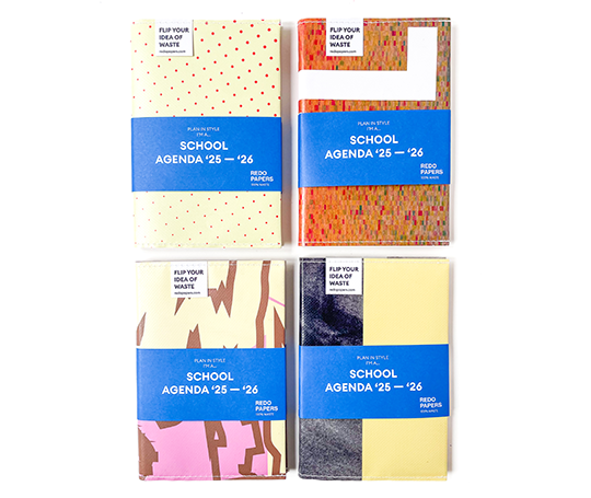 Redopapers - Agenda académique 25/26 upcyclé
