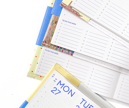 Redopapers - Agenda académique 25/26 upcyclé