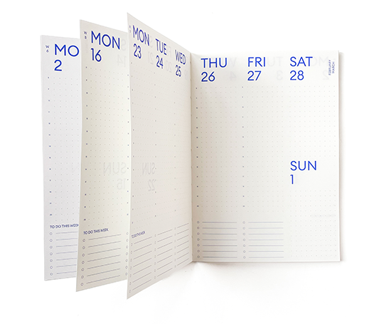 Redopapers - Agenda académique 25/26 upcyclé
