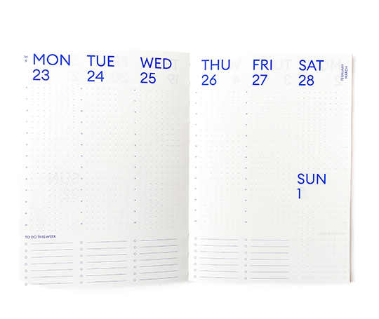 Redopapers - Agenda académique 25/26 upcyclé