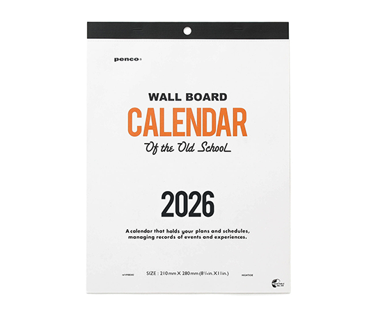 Penco Calendrier 2026 mensuel - Of the old school