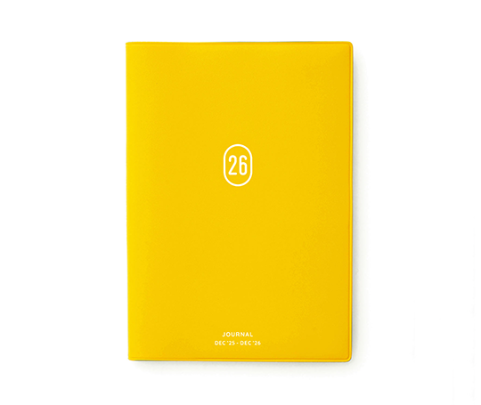 Hightide Agenda 2026 colonnes - Caston B6 - Jaune (type T)