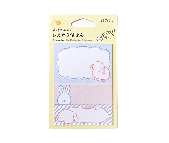 Midori - notes adhésives à personnaliser - Lapin