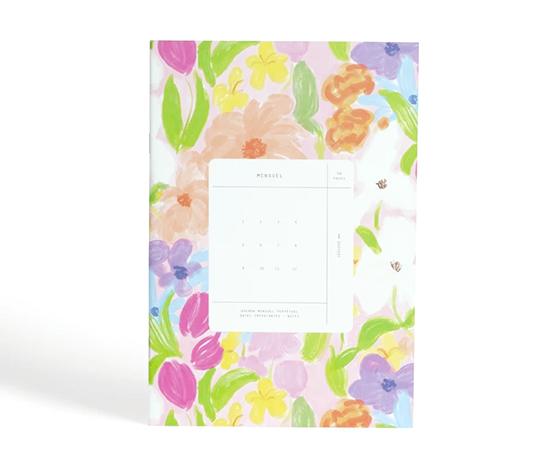Season Paper carnet mensuel non daté - Jardin