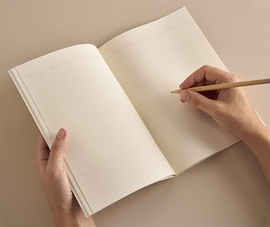 Season Paper carnet mensuel non daté - Jardin