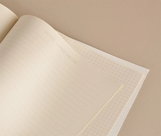 Season Paper carnet mensuel non daté - Jardin