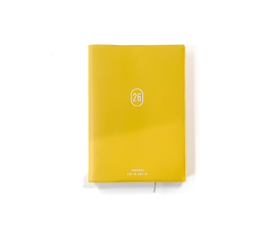 Hightide Agenda 2026 colonnes - Caston B6 - Jaune (type T)