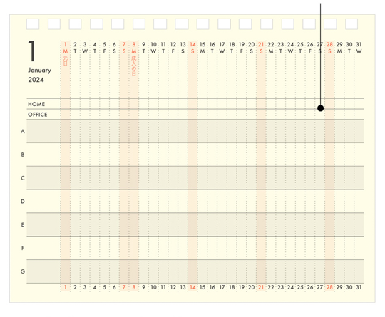 Agenda Stand Diary 2024