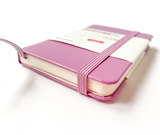 Leuchtturm - agenda 2026 A7 - rigide en blocs - Dusty Rose