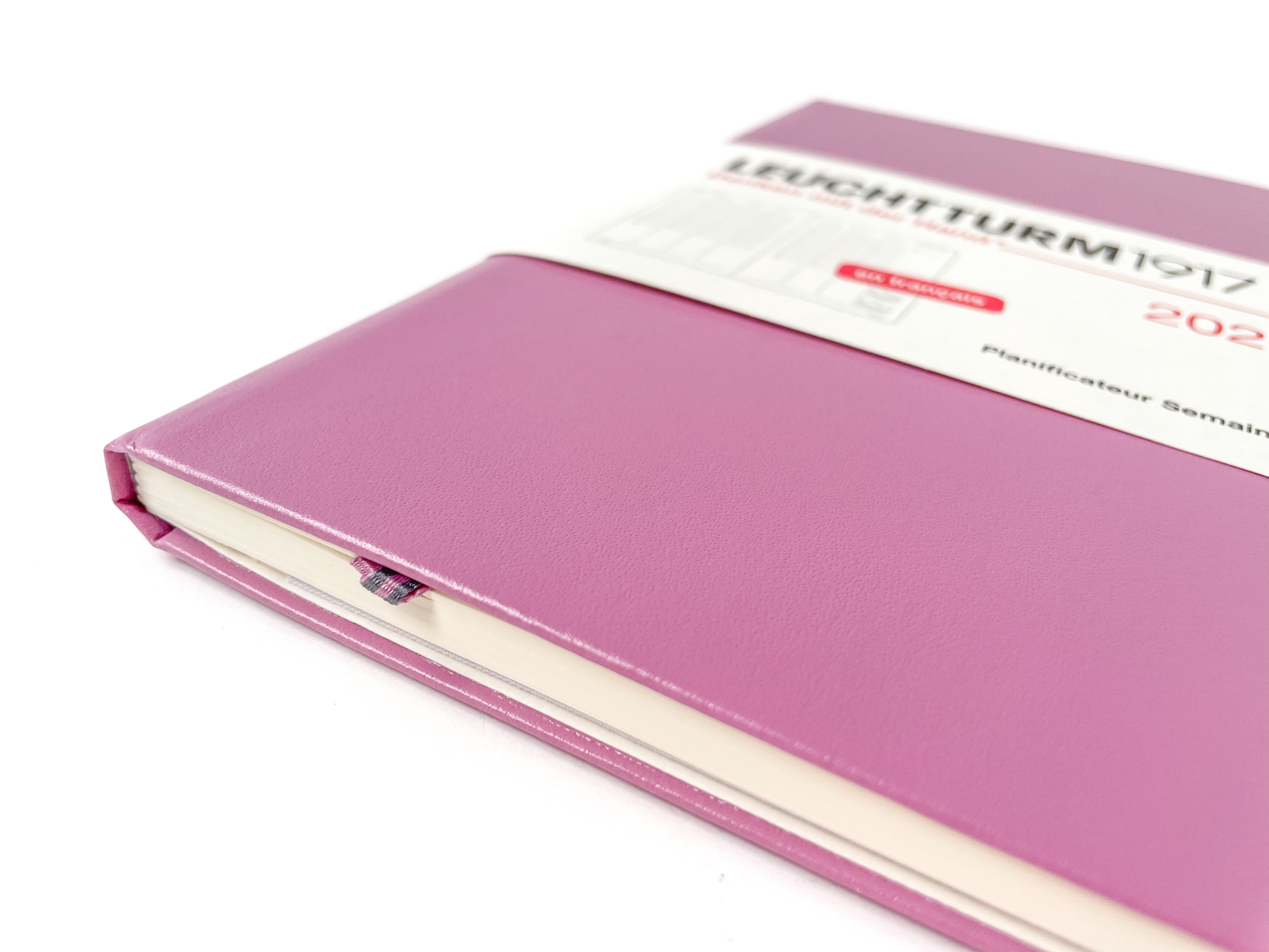 Leuchtturm - agenda FR 2026 A5 - rigide en colonnes - Dusty Rose