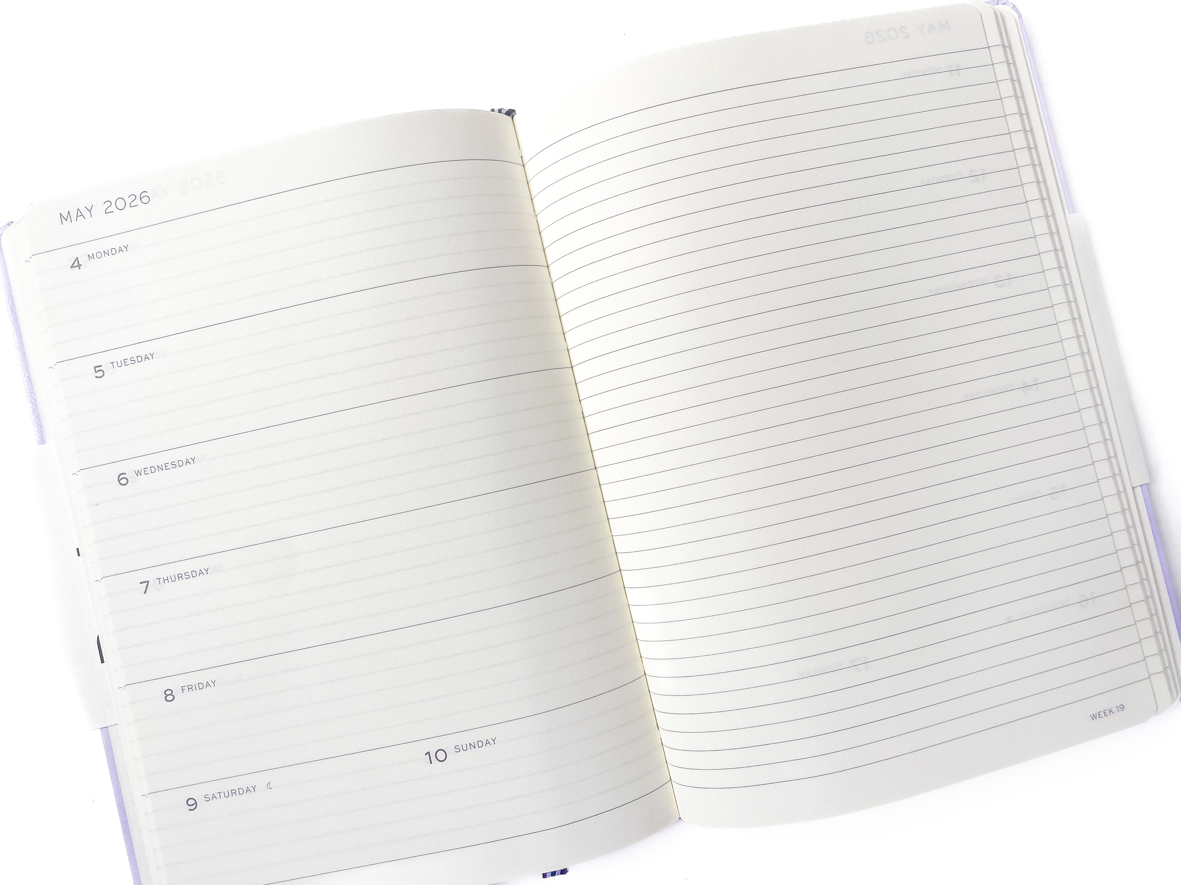 Leuchtturm - agenda 2026 A5 - rigide semaine&notes - Sage