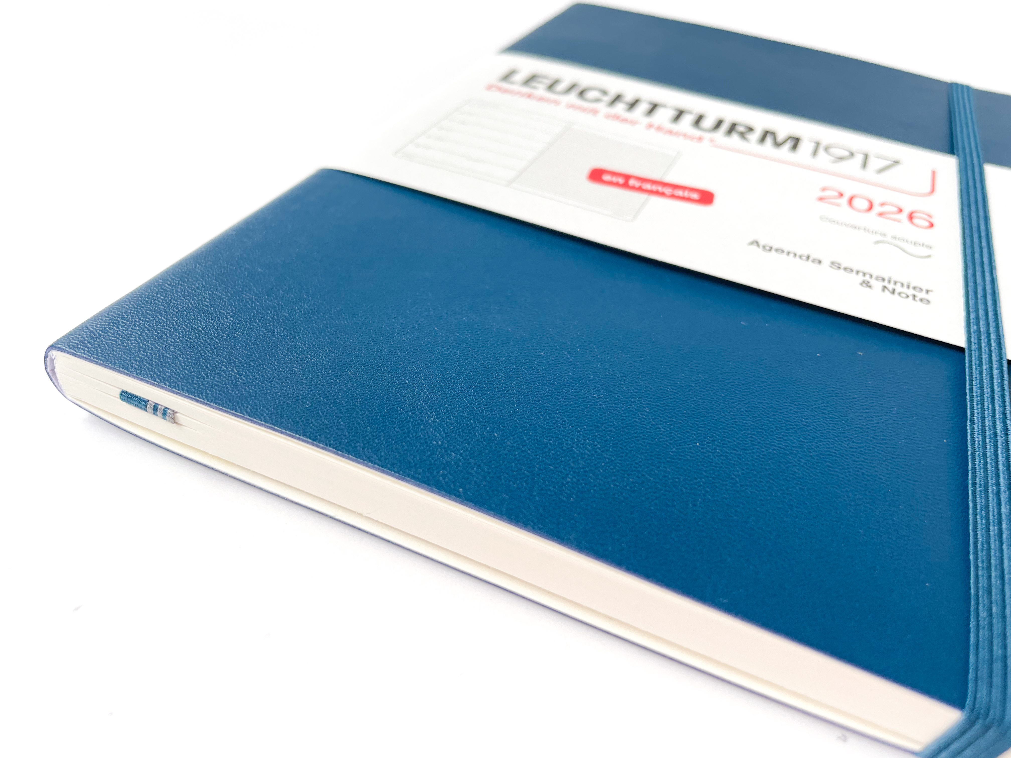 Leuchtturm - agenda 2026 B6+ - souple semaine&notes - Deep Sea