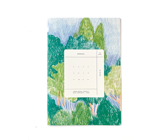 Season Paper - carnet mensuel non daté - Countryside