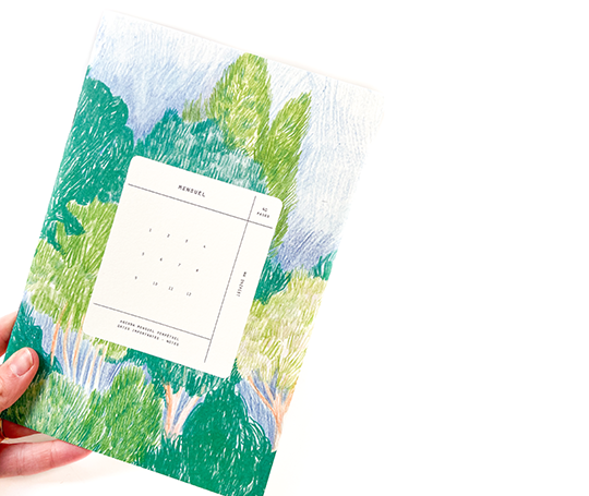 Season Paper - carnet mensuel non daté - Countryside