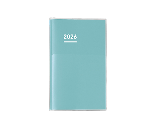 Jibun Techo - Agenda Diary Mini 2026 - Blue