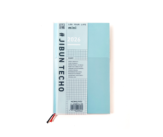 Jibun Techo - Agenda Diary Mini 2026 - Blue