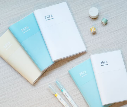Jibun Techo - Agenda Diary 2026 - White