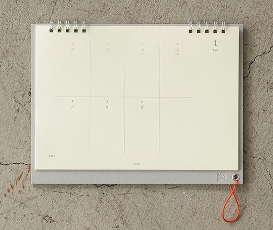 MD Paper- calendrier de bureau hebdomadaire 2026