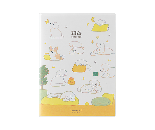Midori - Agenda 2026 A6 - Chiens