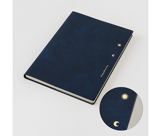 Midori - Agenda 2026 dégradé rose & bleu - Navy