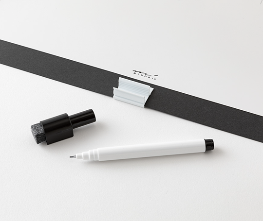 Midori - Calendrier 2026 avec tableau blanc - noir&blanc