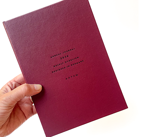 Notem - Agenda 2026 ALVA - Dark Red