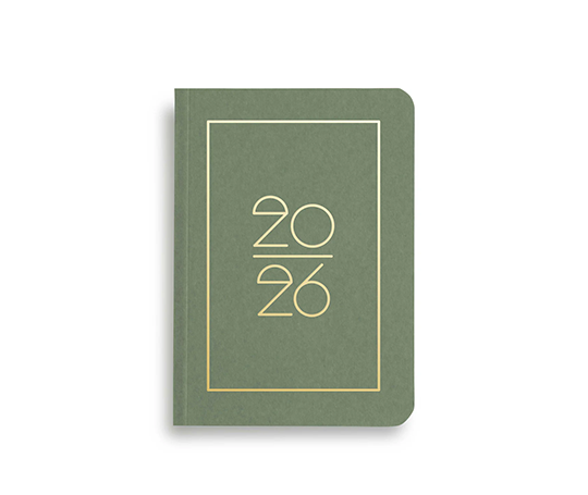 Agenda de poche 2026 - Mid Green