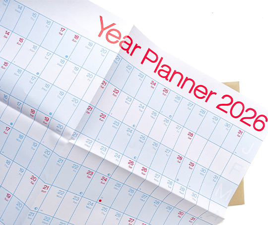 Crispin Finn - Year Planner 2026 (paysage)
