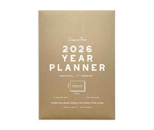 Crispin Finn - Year Planner 2026 (paysage)