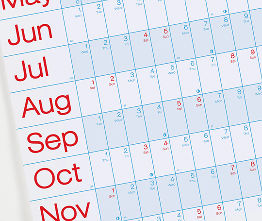 Crispin Finn - Year Planner 2026 (paysage)