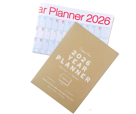 Crispin Finn - Year Planner 2026 (paysage)