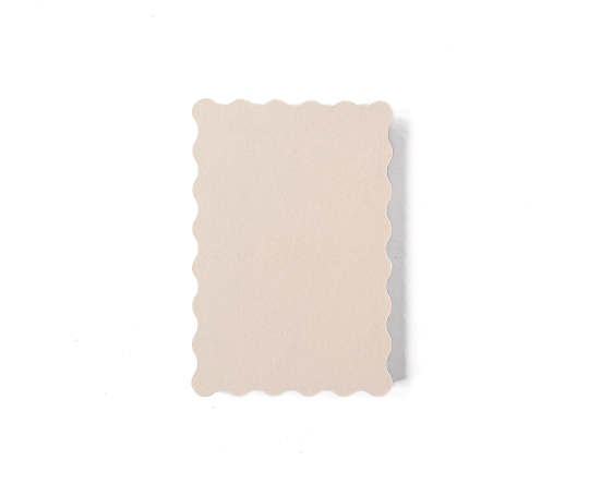 Carton A6 festonné - Vellum