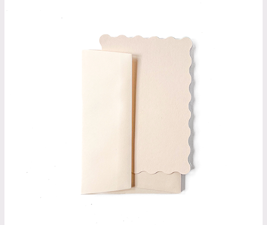 Carton A6 festonné - Vellum