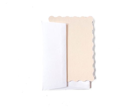 Carton A6 festonné - Vellum