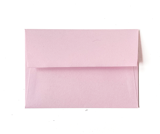 Enveloppe C6 - Dusk pink