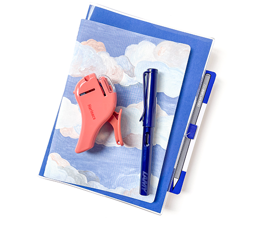Carnet cousu - Nuages