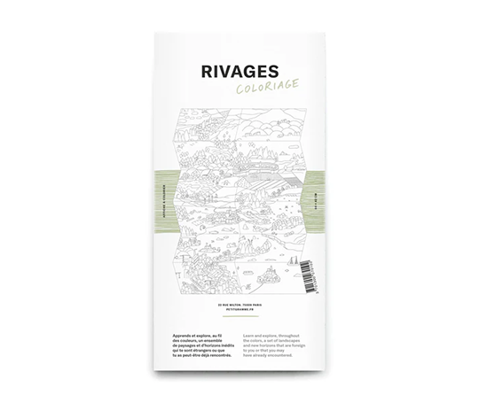 Affiche à colorier - Rivages